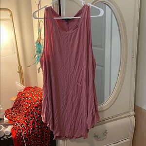 Lane Bryant flowy Pink Sleeveless Top